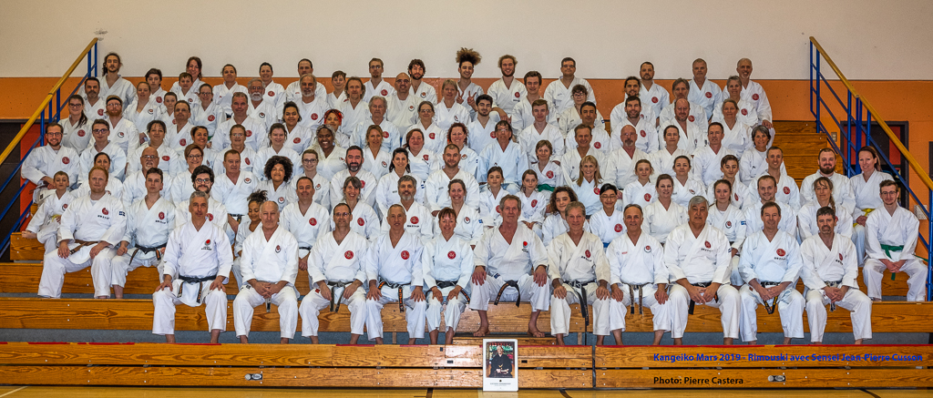 Photo du groupe au Kangeiko de Rimouski